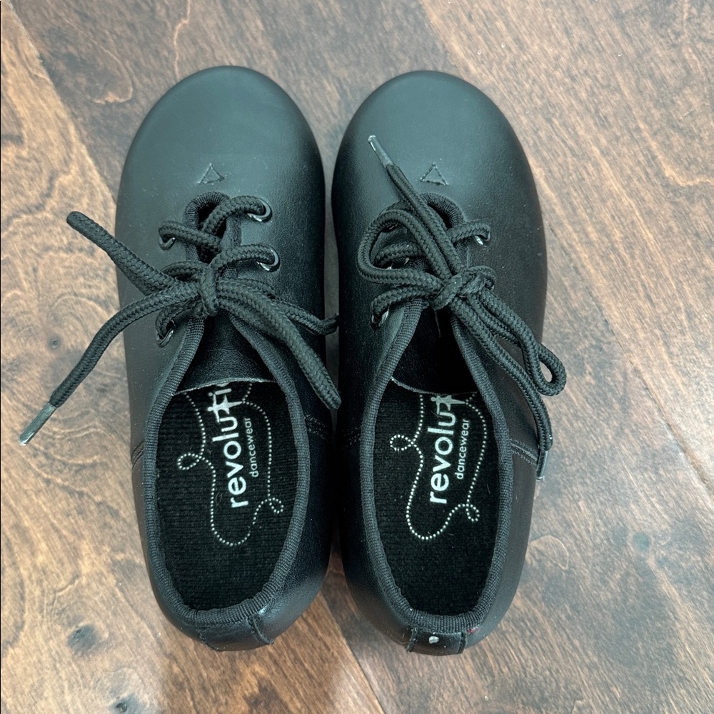 Revolution Dancewear Girls Black Tap Dance Shoes, size 12.5 - Picture 7 of 8